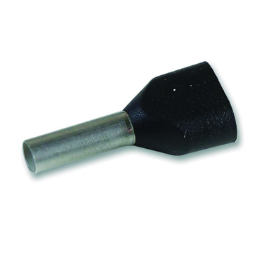 INTERFLEX BM00656 PUNTERA DOBLE 2x1,5mm2 L8 NEGRE